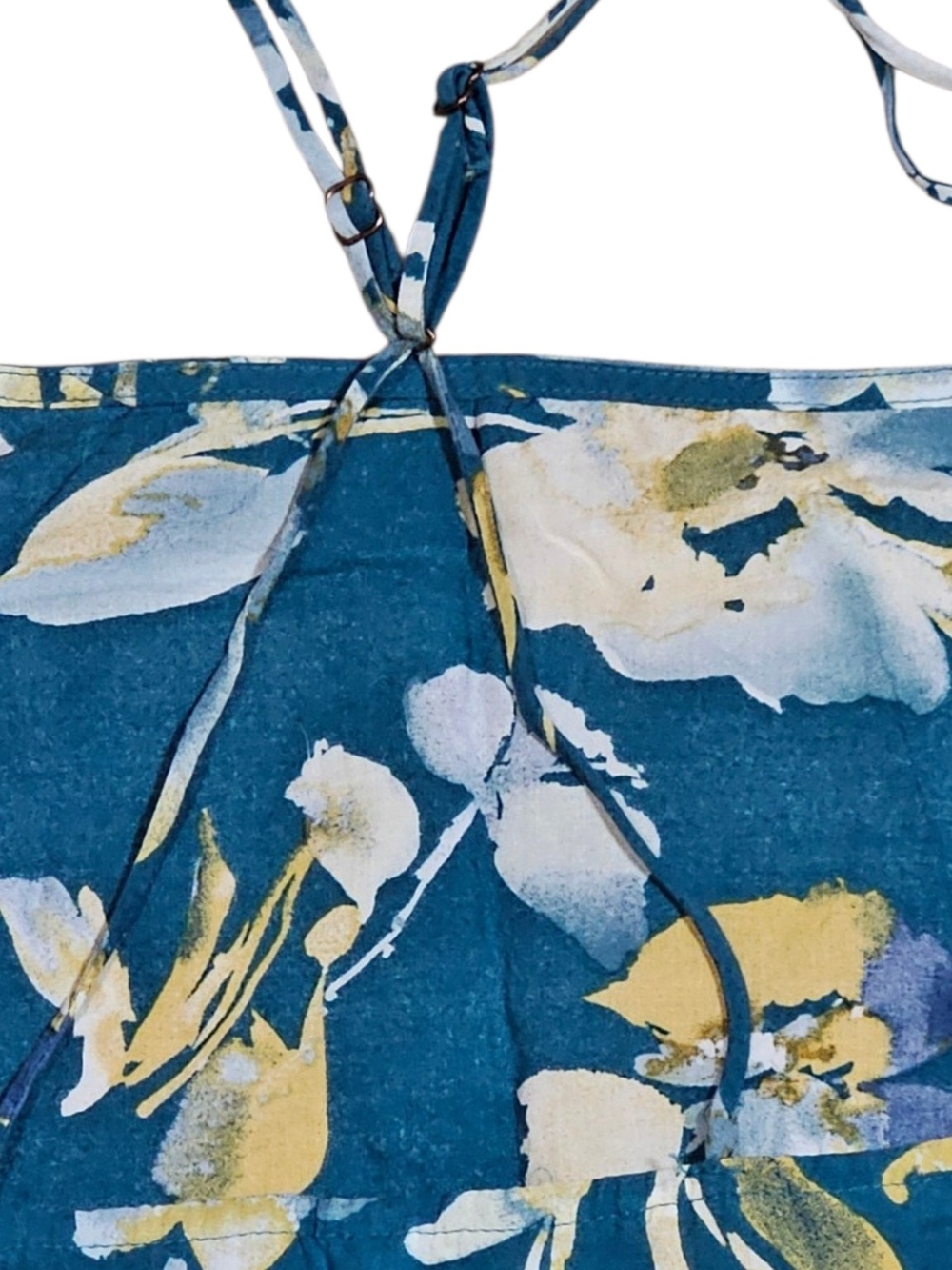 stars above Teal Floral Two-Piece Pajama Set - Picture 6 of 11